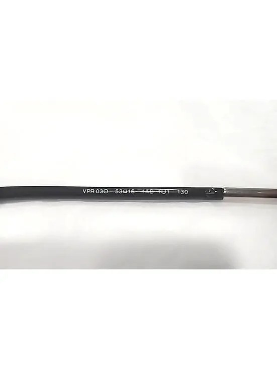 PRADA VPR03O IAB 101 Milan Glossy Black Oval Eyeglasses 53-16 130 Case Box Cloth - Picture 5 of 8